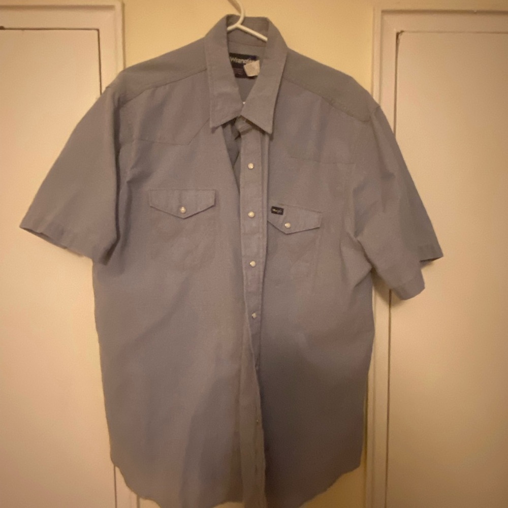 Xl wrangler men’s ss pearl snap